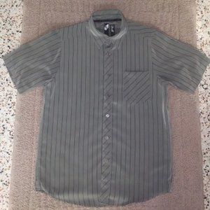 Oversized Boyfriend Vintage Polyester Button Up